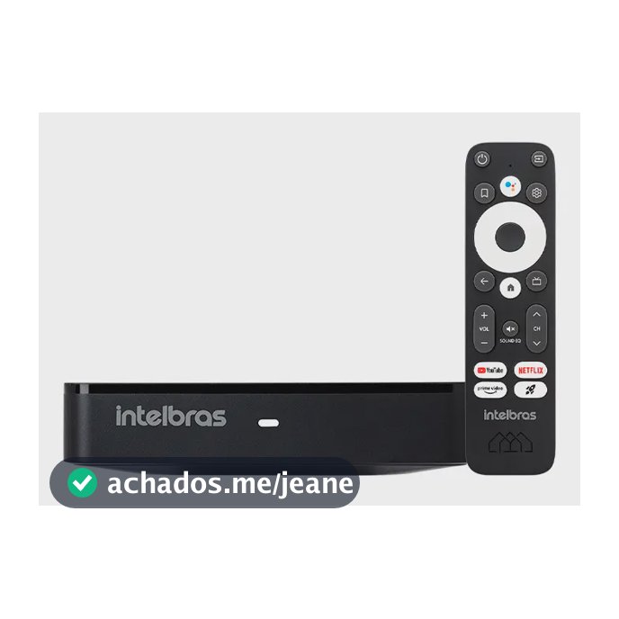 Smart Tv Box Full Hd Intelbras Cor Preto