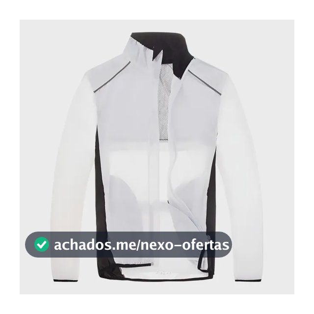 Jaqueta Corta Vento Neon Refletiva Manga Longa Ciclismo Bike