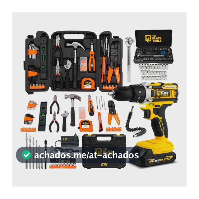The Black Tools Tb-21px-169p Estruturada Preto