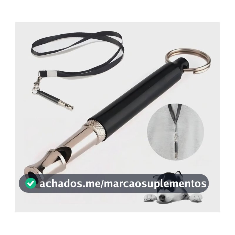 Apito Ultrassônico Adestramento Cães Treinamento