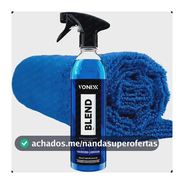 Vonixx Blend 500ml Proteção E Brilho + Flanela Microfibra