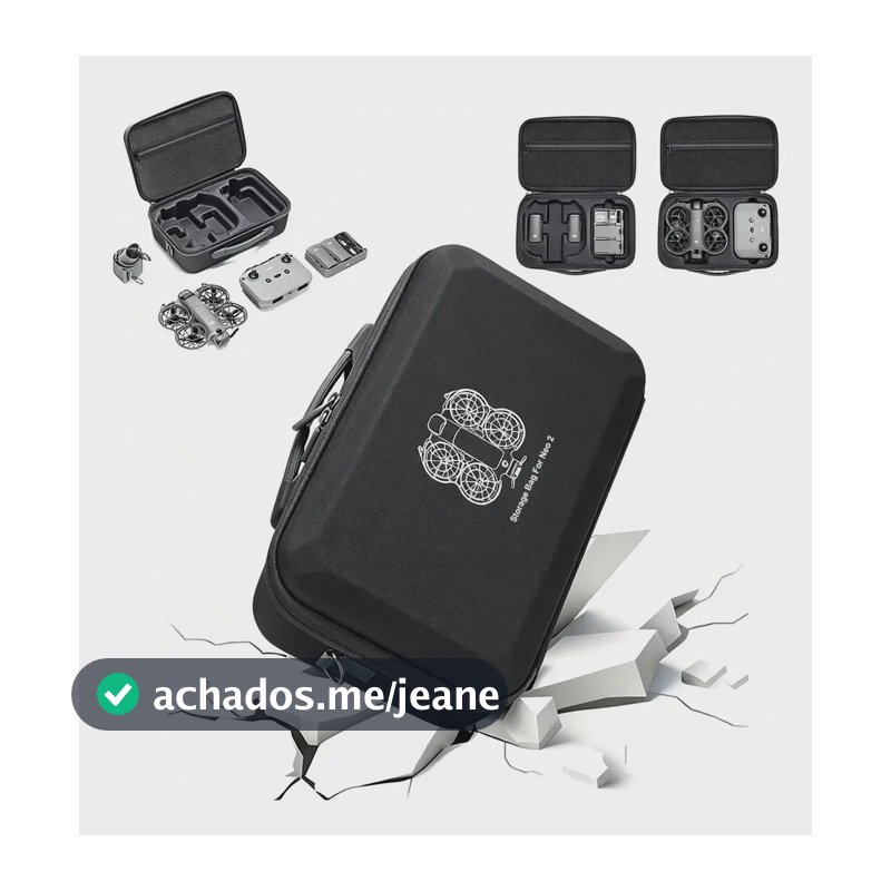 Mochila Sunble Protetora Impermeável para Drone DJI Neo 2 com Alça de Ombro