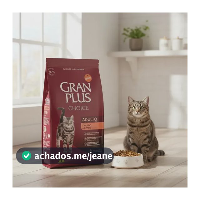 Ração Gran Plus Choice Gatos Adulto Frango E Carne 10,1kg,