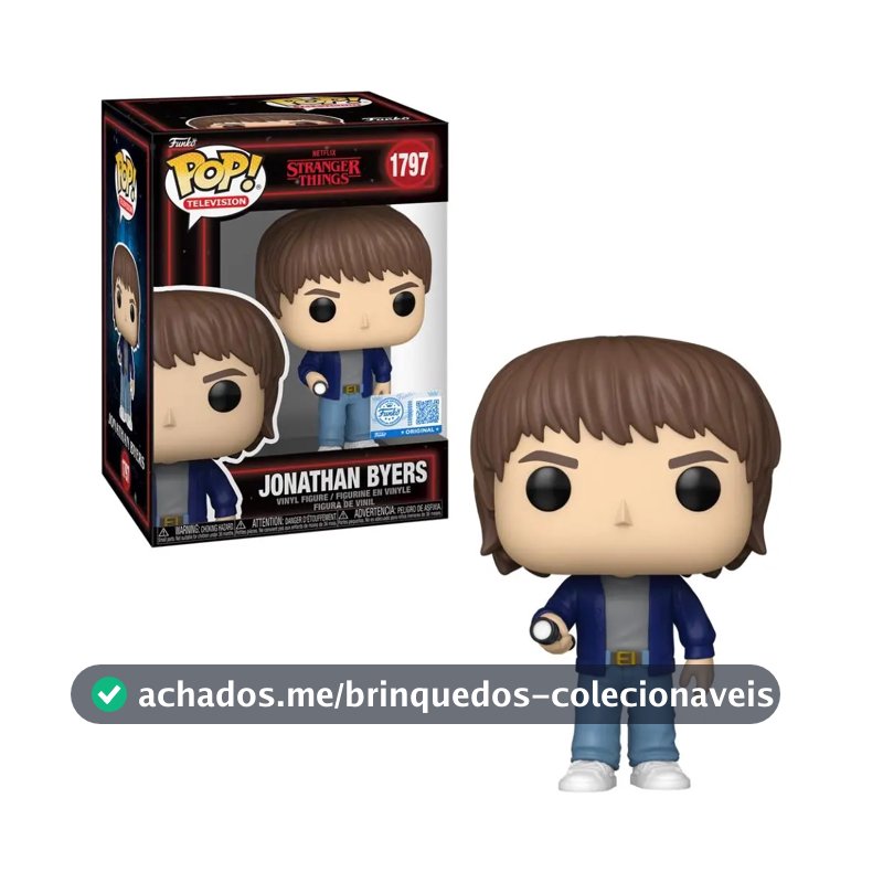 Boneco Funko Pop Exclusivo Stranger Things T5 Jonathan Byers