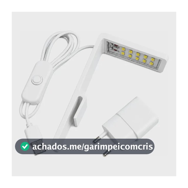 Luminária Led 5w Para Aquário Pequeno Betta Plantado Bivolt