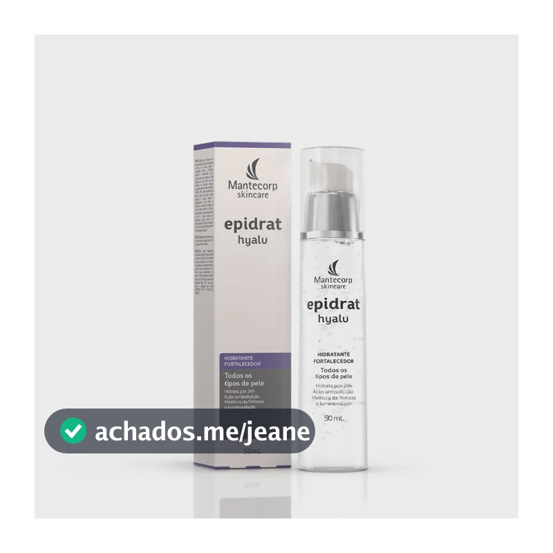 Hidratante Fortalecedor Epidrat Hyalu 50ml Mantecorp Todo Tipo De Pele Dia/noite