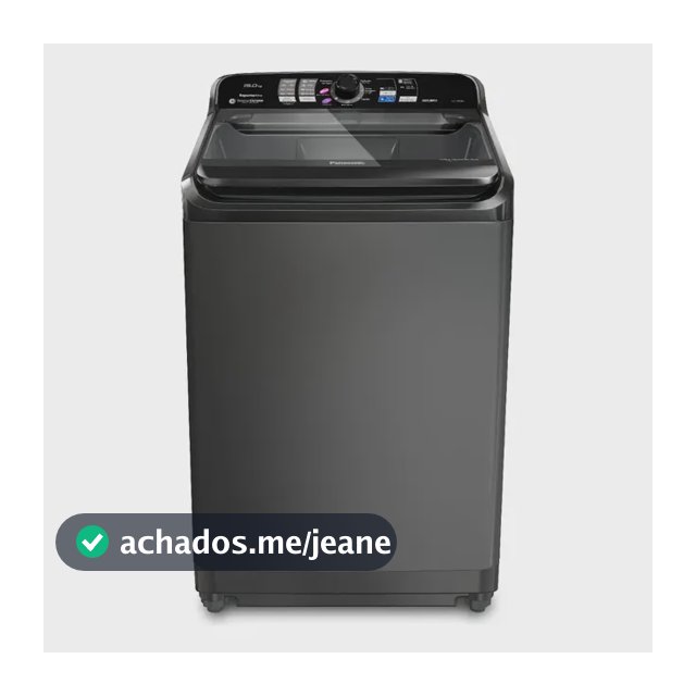 Máquina de Lavar Panasonic 15kg Titânio 127v NA-F150B1T