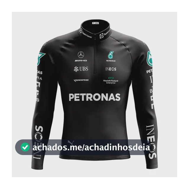 Camisa Ciclismo Manga Comprida Pretronas Preta Com Bolsos