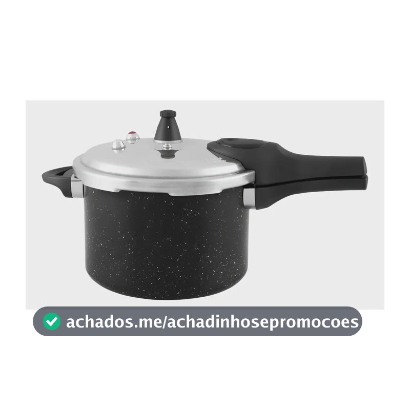 Panela De Pressão Brinox 4,2l Preto - Ceramic Life Indução