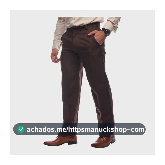 Calça Social Masculina Oxford Tradicional Tecido Plus Size