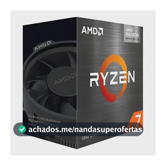 Processador Amd Ryzen 7 5700g 8 Núcleos 16t Am4 100000263box