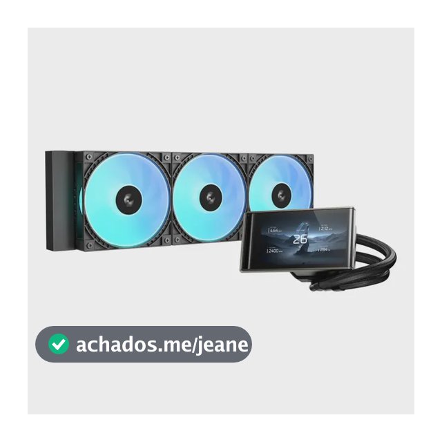 Water Cooler Lt360 Vision Deepcool Preto Argb Preto