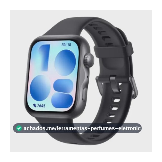 Smartwatch HUAWEI WATCH FIT 5 AMOLED de 182" Design Leve Mini Treino Bateria com Até 10 Dias 64 GB Gerenciamento Avançado da Saúde Monitor do Sono SpO2 GPS Compatível com iOS e Android Preto