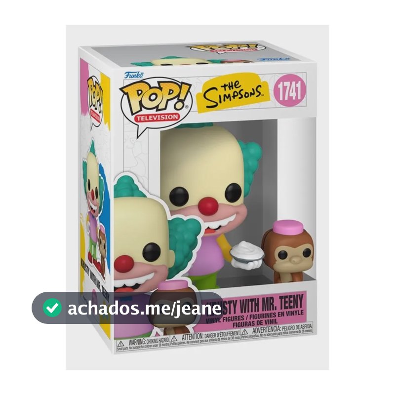 Boneco Funko Pop! & Buddy Os Simpsons - Krusty E Sr. Tenny