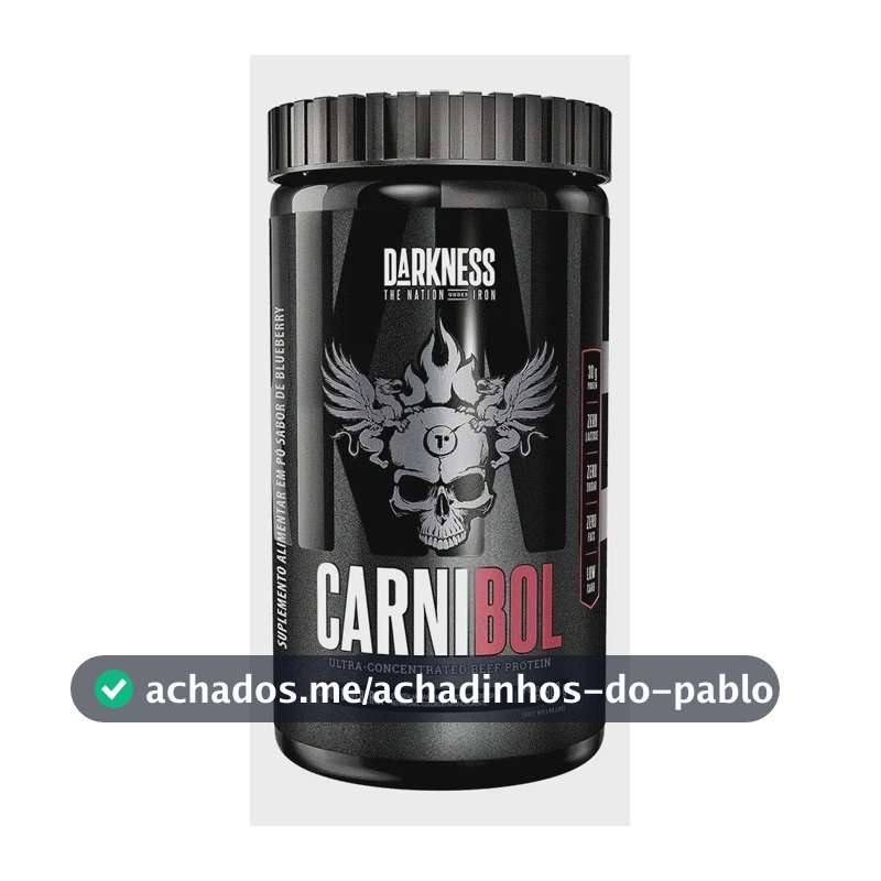 Whey Proteína De Carne Carnibol Blueberry 900g Darkness Blueberry