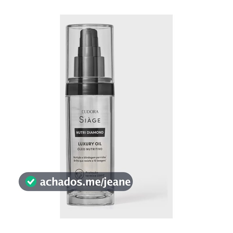 Eudora Siàge Nutri Diamond Óleo Nutritivo 60ml