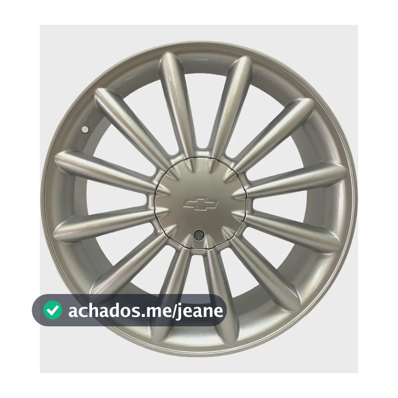 Jogo De Rodas Gm Omega Powertech Aro 20 Furaçao 5/110 Prata