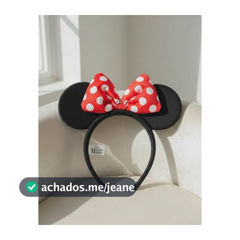 Tiara orelhas Minnie