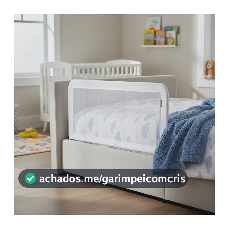 Grade de Proteção para Cama Zen 303 Branco - Kiddo