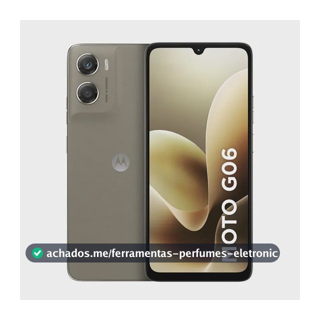 Smartphone Motorola Moto G06 - 128gb 4gb Ram + 8gb Ram Boost E Camera 50mp Com Ai Bateria De 5200 Mah Tela 6.9