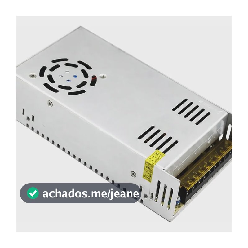 Fonte Chaveada 12v 600w 50a Conversor Elétrico Bivolt Led
