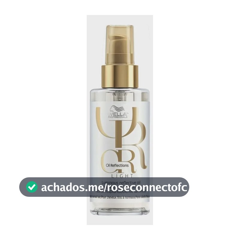 Finalizador Wella Professionals Oil Reflections Light Nutrição De 100ml 100g