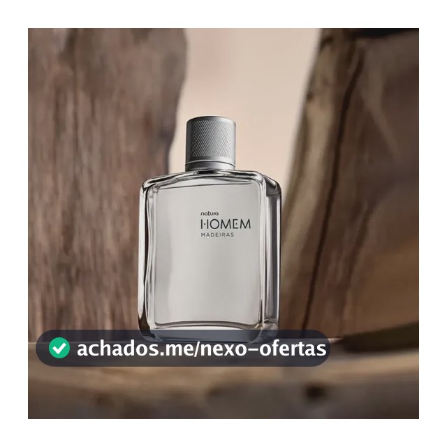 Perfume Natura Homem Madeiras Desodorante Colônia - 100 Ml