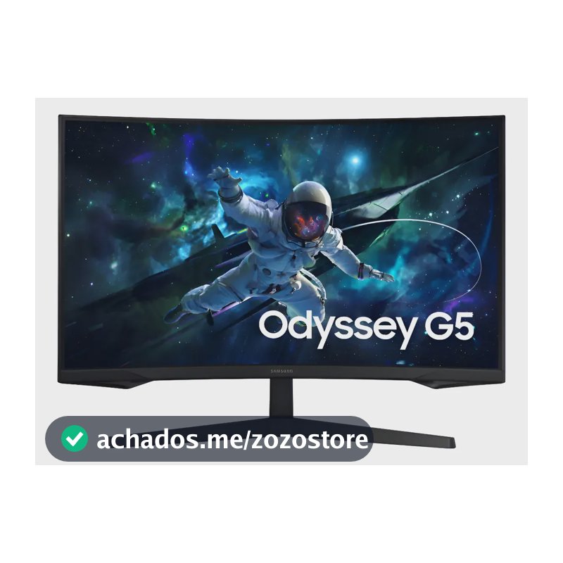 Monitor Gamer Samsung Odyssey G5, 32 , Qhd, 165hz Preto