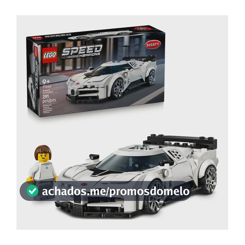 Carro hiperesportivo Lego Speed Champions Bugatti Centodieci 77240