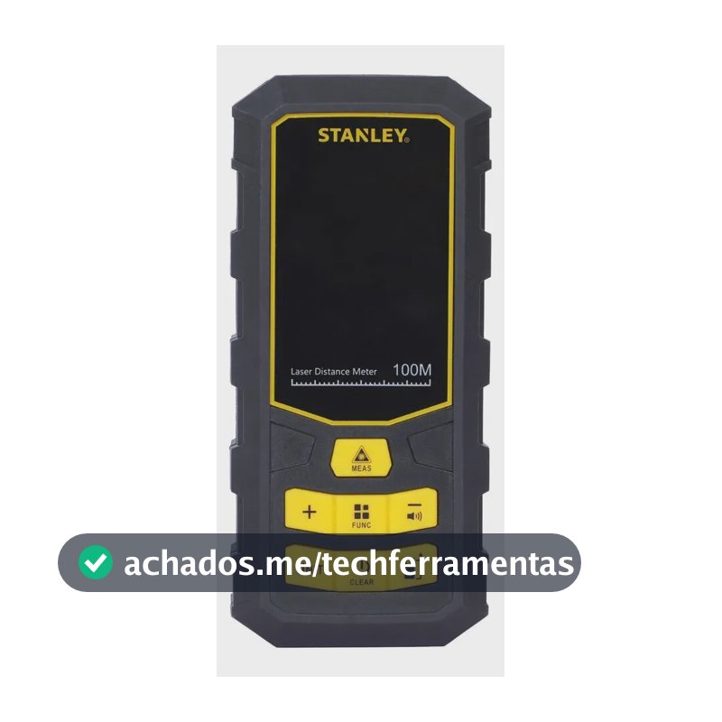 Trena a Laser 100M Stanley com Memória de Medição STHT77803-LA