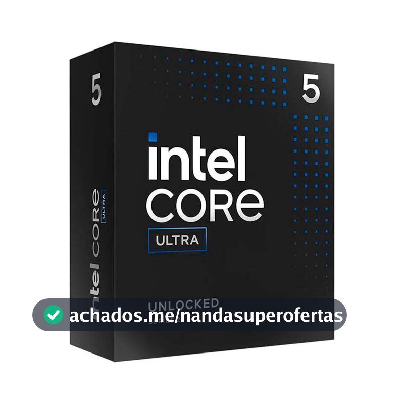 Processador Intel Core Ultra 5 245k Turbo Ate 5.2ghz Lga1851