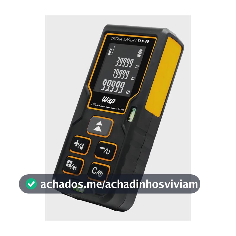 Trena Laser Digital Wap Tlp 40 Profissional 40m Com Cordão