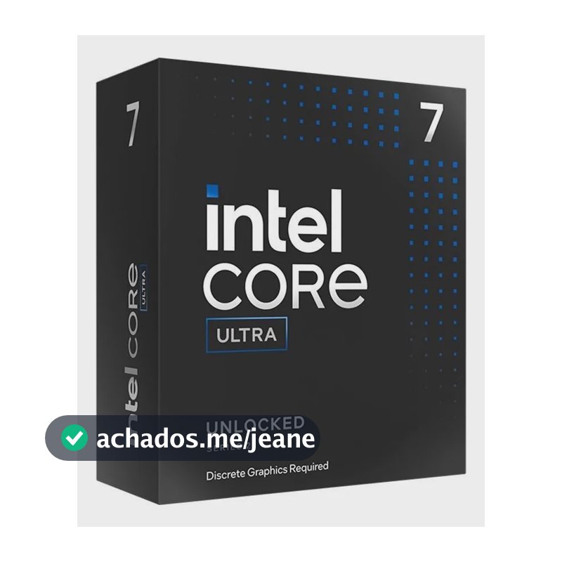 Processador Intel Core Ultra 7 265kf, 3.9ghz (5.5ghz Turbo)