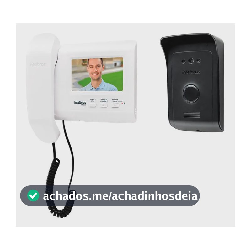 Video Porteiro Ivr 1010 Branco E Preto Intelbras 110V/220V