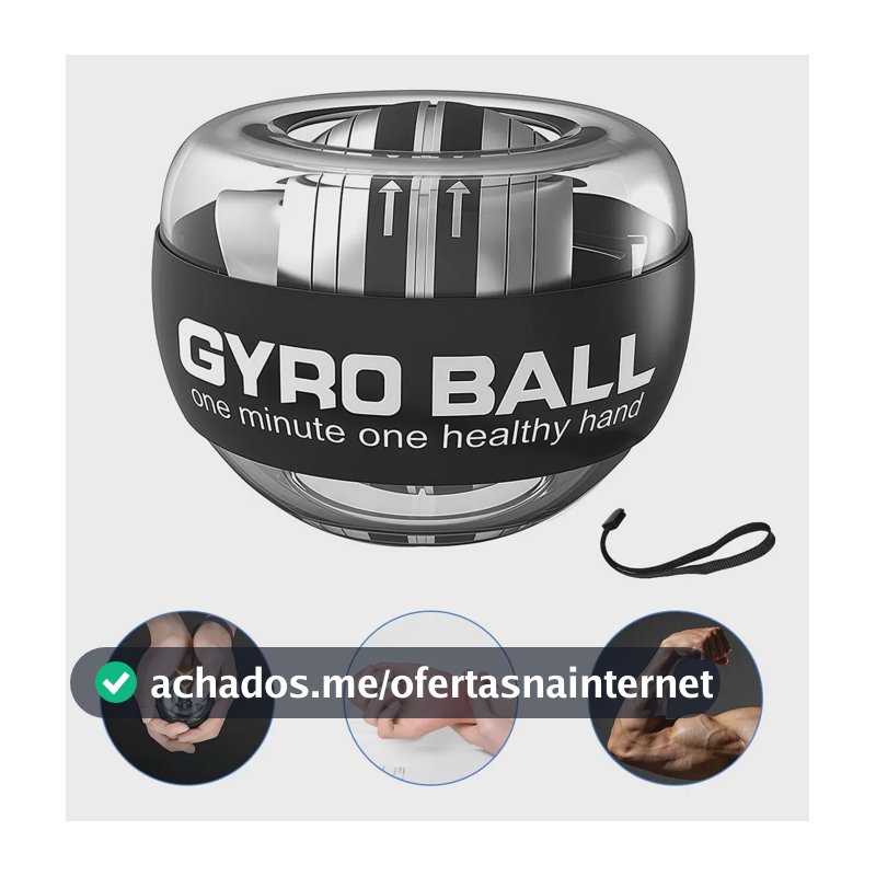 Gyro Ball Power Bola Fortalecedor Muscular Pulso Antibraço