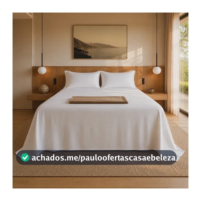 Lençol De Cobrir De Cima S/ Elástico P/ Cama Casal 400 Fios