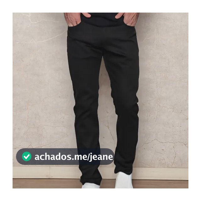 Calça Masculina De Sarja Slim Premium