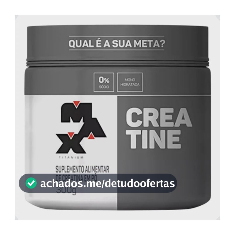 Creatina Monohidratada Pura 300g Suplemento Alimentar Sem Sabor