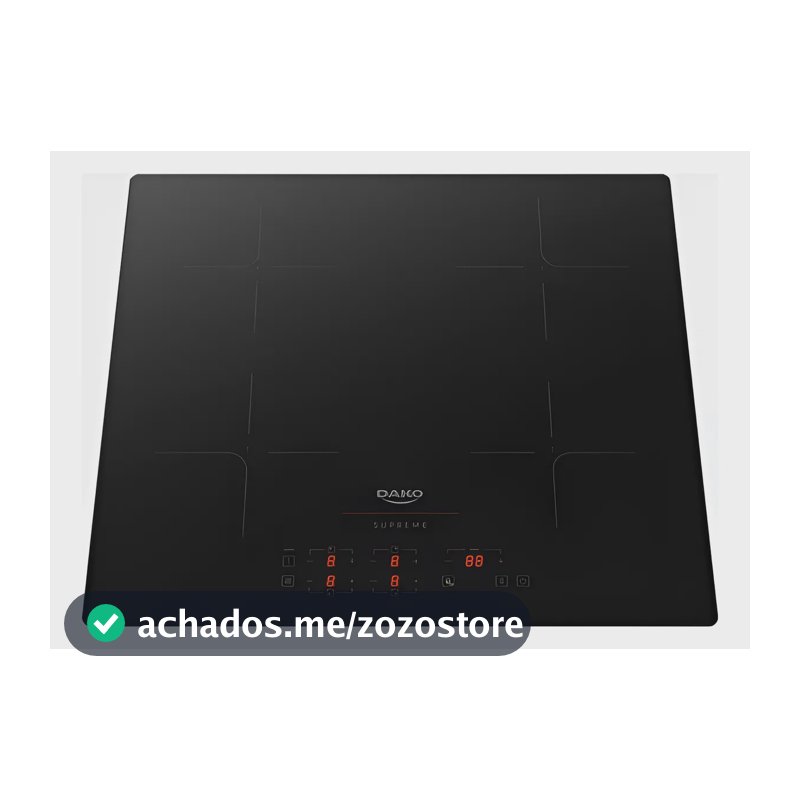 Cooktop De Indução 4 Zonas Dako Supreme 7200w Preto 220v Preto 220v