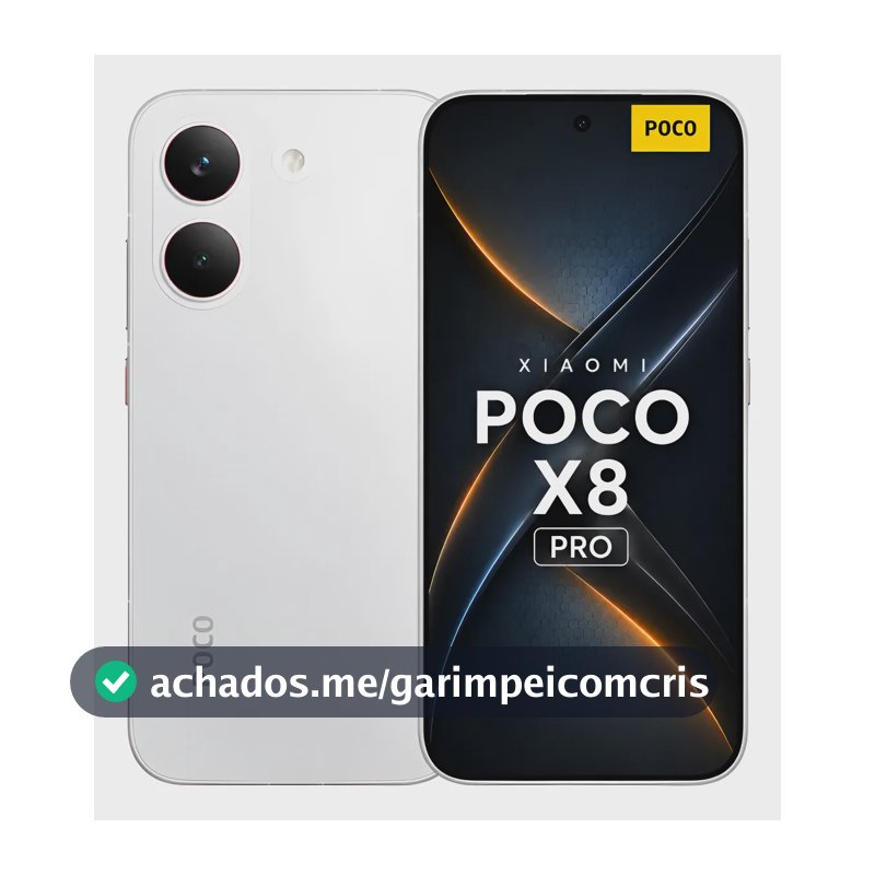 Celular Poco X8 Pro 256gb 8gb Ram 50mp Amoled Nfc 5g Global Branco