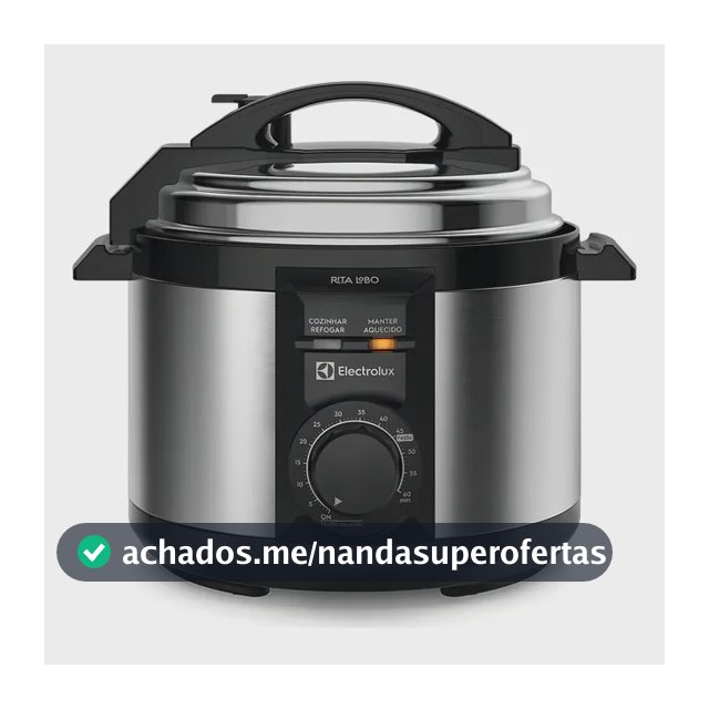 Panela De Pressão Elétrica Electrolux Pce15 3 Litros Cor Inox Preta