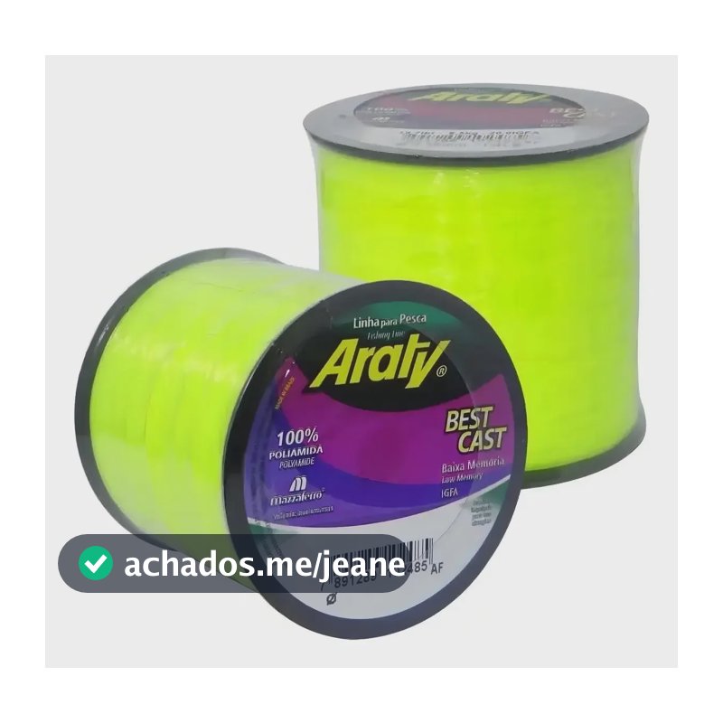 Linha De Pesca Araty Best Cast 0,40mm 12,10kg/26,7lb - 790m