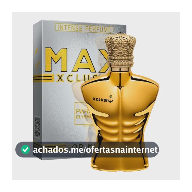 Perfume Max Xclusiv Paris Elysees Masculino Intense 100ml