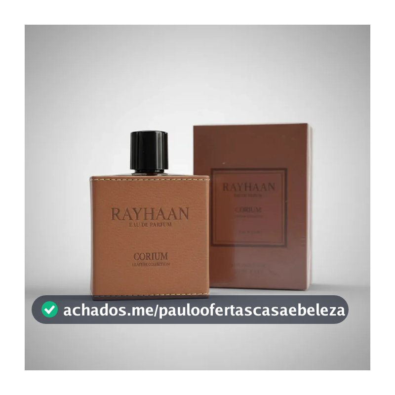 Perfume Rayhaan Corium for Him Eau de Parfum Amadeirado 100ml