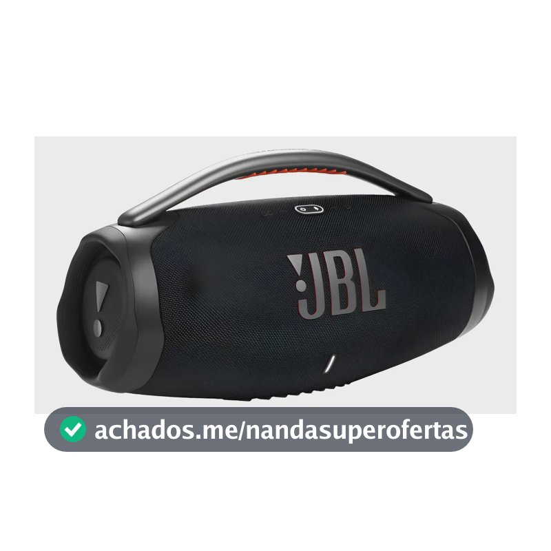 Caixa De Som Bluetooth Jbl Boombox 3 Preto Black 127/220v