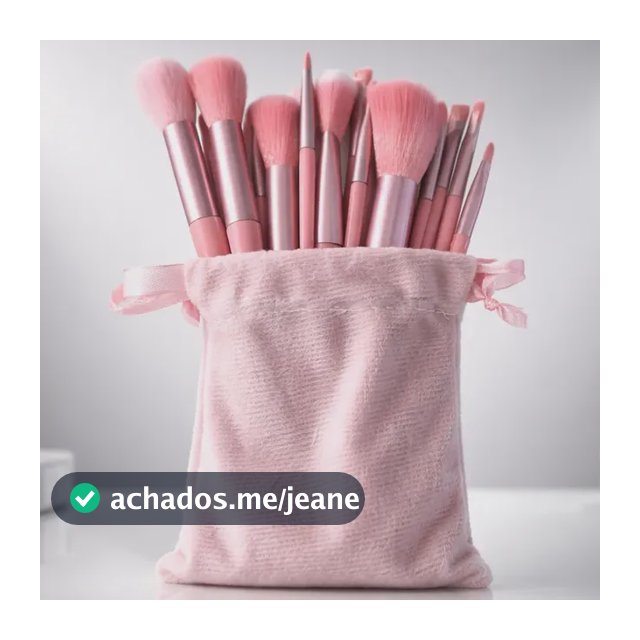 Kit Pincel De Maquiagem Com 13 Unidades Sombra Blush Cor Mar
