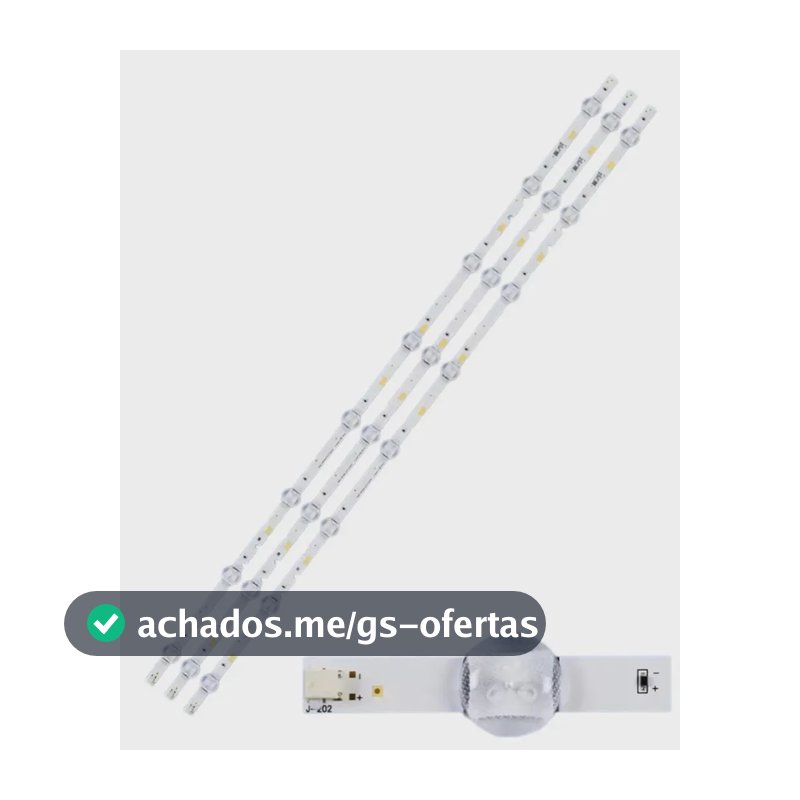 Kit Barras Led Compativel Tv Samsung Un40j5200 Un40j5290 Un40j5200ag Un40j5290ag Un40t5300 Un40t5300ag Hg40nd460 Hg40nd460sg Lh40rbhb Lh40rb Rb40h Barramento Em Aluminio