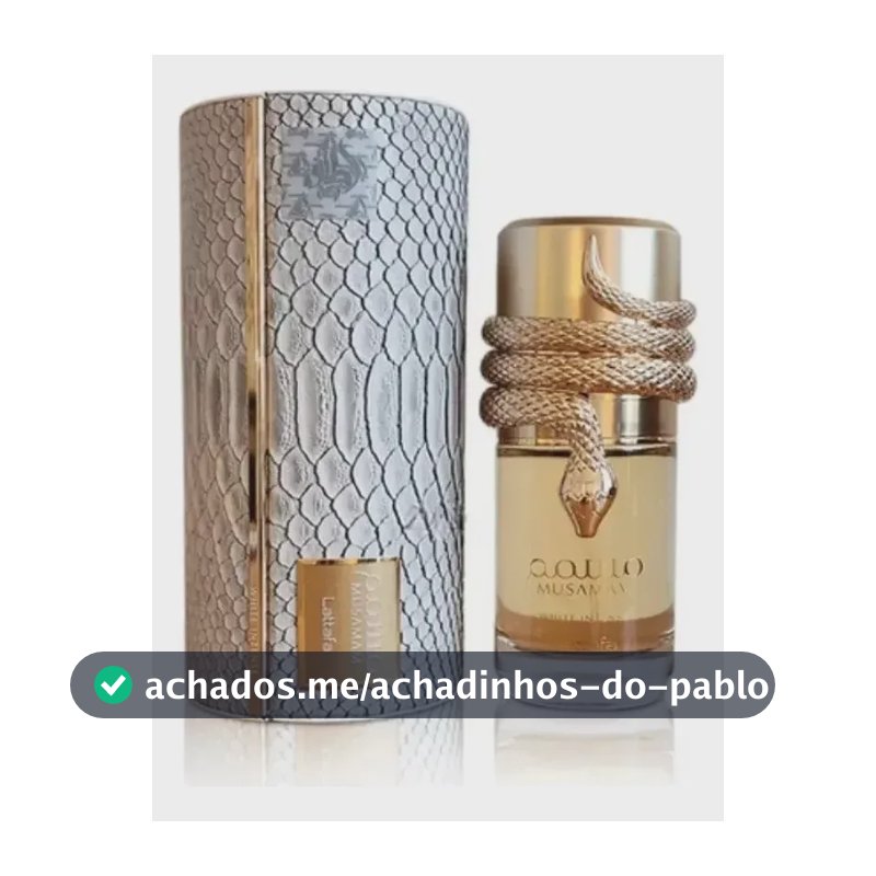 Lattafa Musamam White Intense Feminino 100ml Eau De Parfum Original