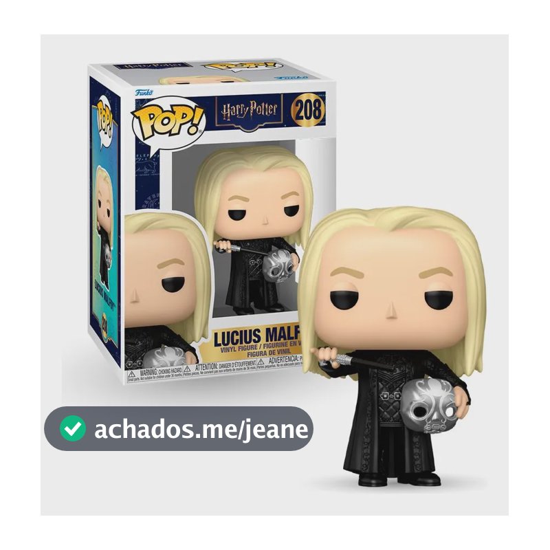 Boneco Funko Pop! Harry Potter Comensais - Lucius Malfoy