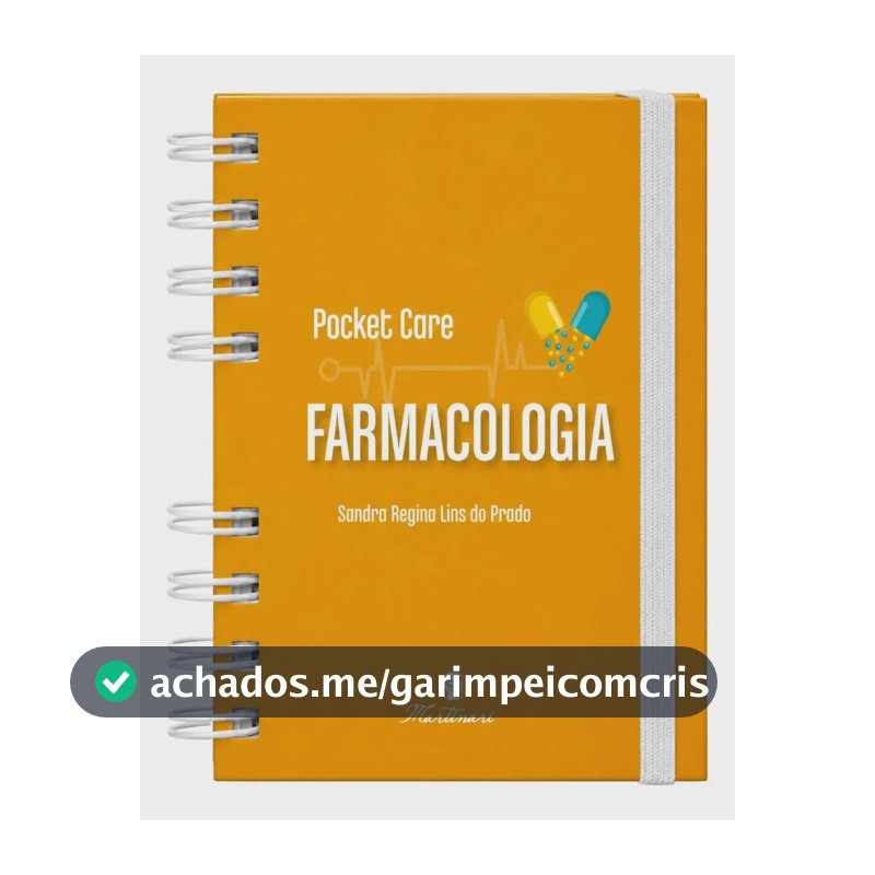 Farmacologia Pocket Care Guia Rápido De Medicamentos Saúde